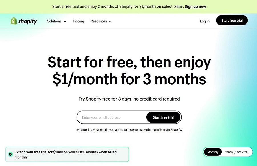 Step 1: Sign Up for a Shopify Account