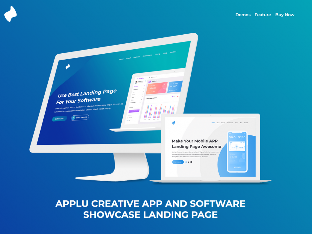 Applus App Landing Page App Showcase Template skybootstrap