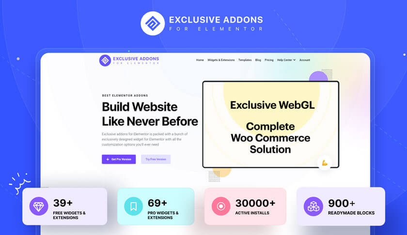 Exclusive Addons - Addons for Elementor page builder