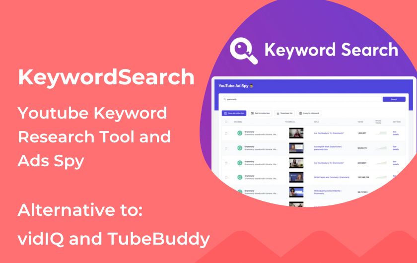 KeywordSearch - YouTube Keyword Tool and ADS Spy