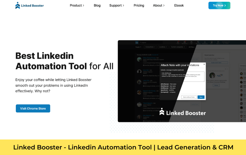 Linked Booster - Linkedin Automation Tool