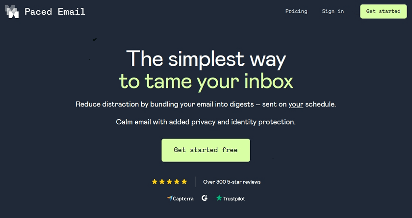Paced Email - Bundle emails into a single digest to declutter your inbox