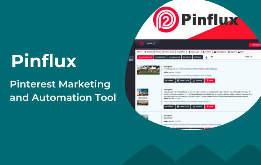 Pinflux - Best Pinterest Marketing Automation Tool
