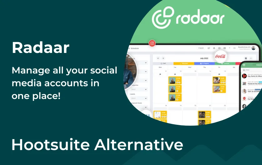 Radaar Social Media Scheduler and Manager