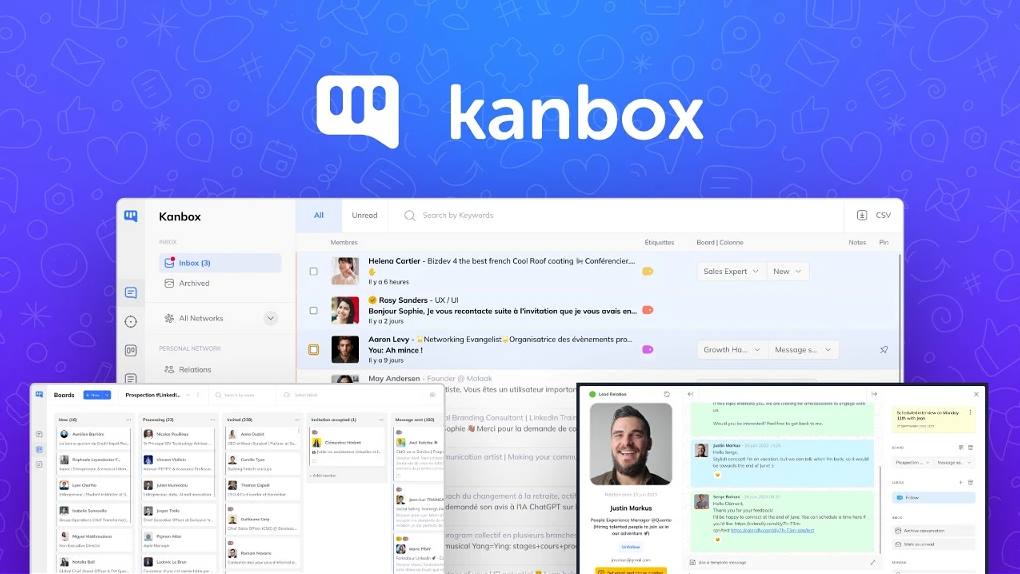 Kanbox - Linkedin scraper, professional email finder, smart LinkedIn inbox and CRM pipeline for your lead gen