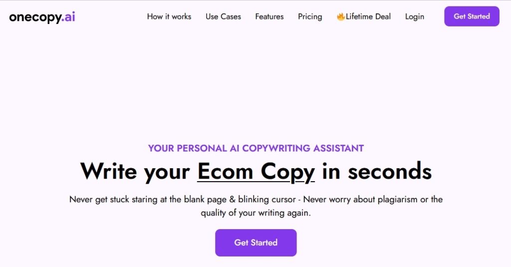 OneCopy - AI copywriting assistant