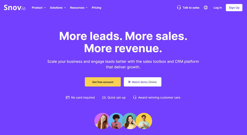 Snov io - More leads. More sales. More revenue