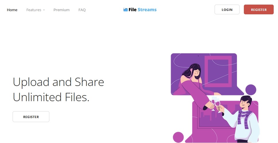 FileStreams - Upload and Share Unlimited Files