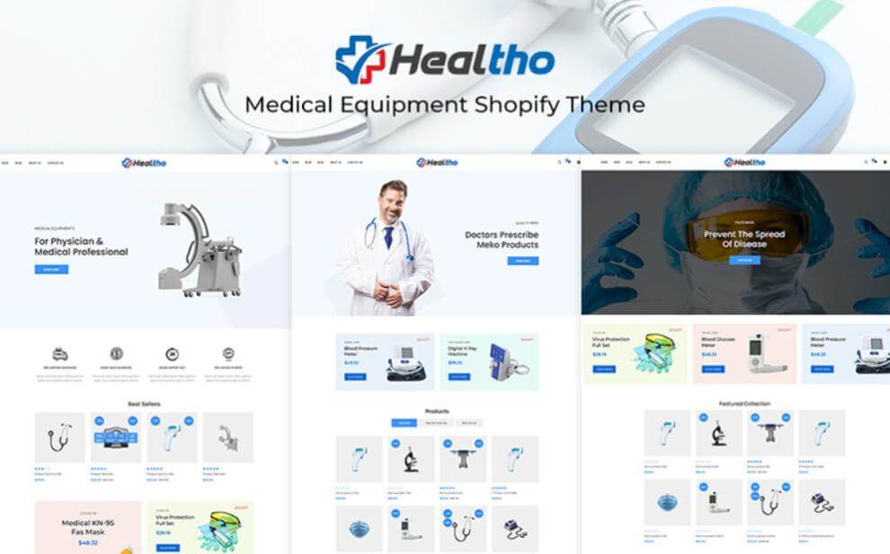 Healtho – Medical Equipment Shopify Theme