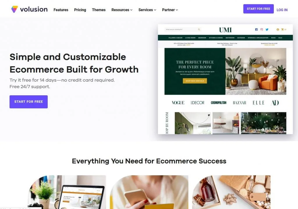 Volusion: Ecommerce Website Builder & Online Selling Platform