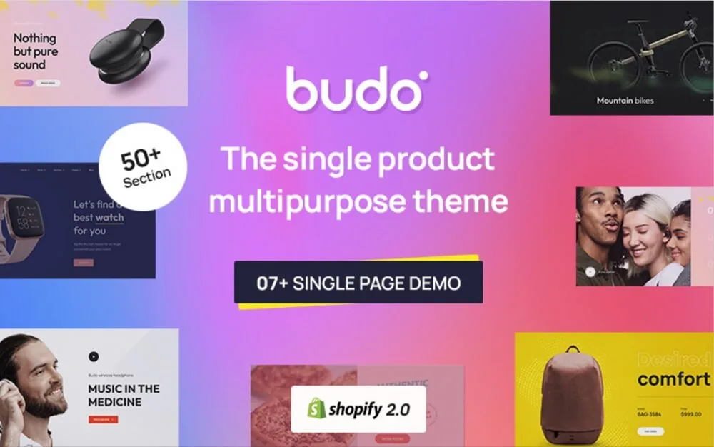 Budo - Best Multipurpose Single Product eCommerce Shopify Theme