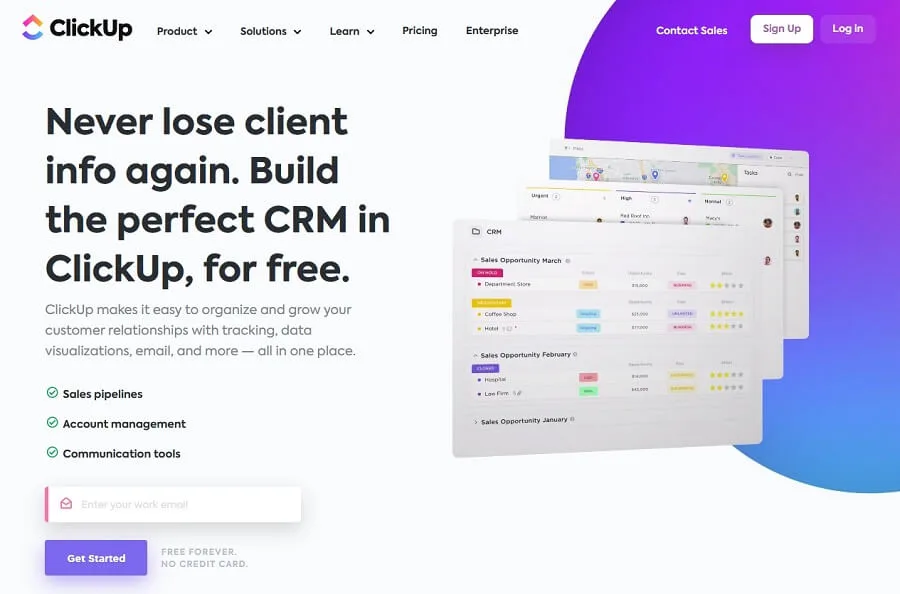 ClickUp CRM