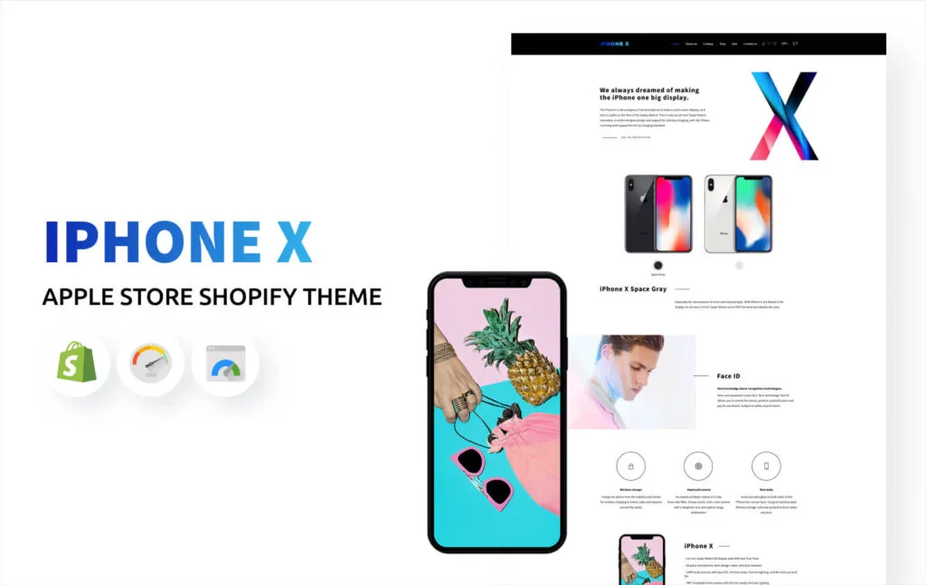 iPhone X - Apple Store Shopify Theme