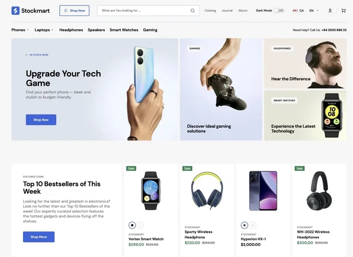 Stockmart Shopify theme