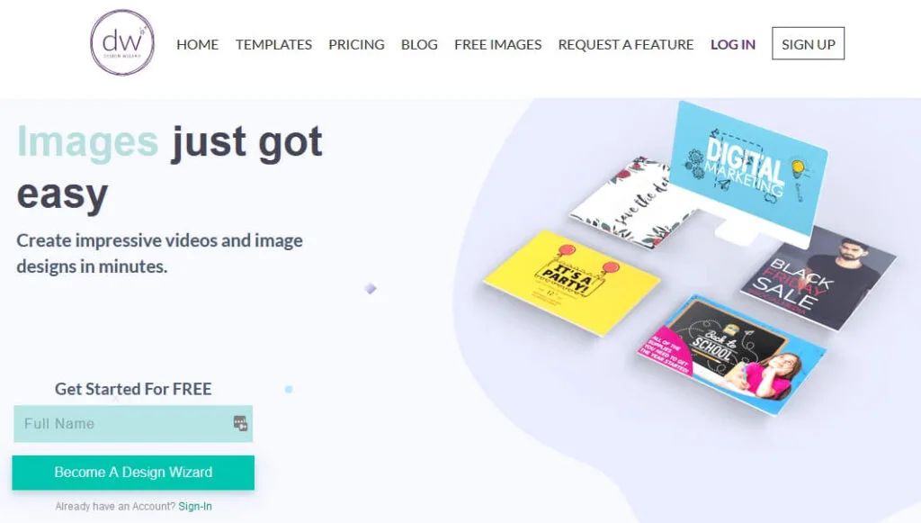 DesignWizard - Free Online Graphic Design Software
