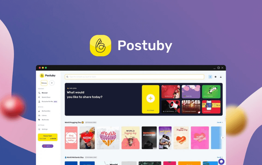 Postuby - Online Graphic Design Tool