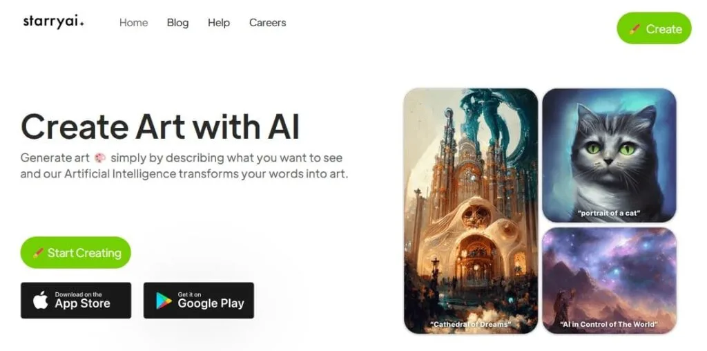 Starryai - Create art with AI