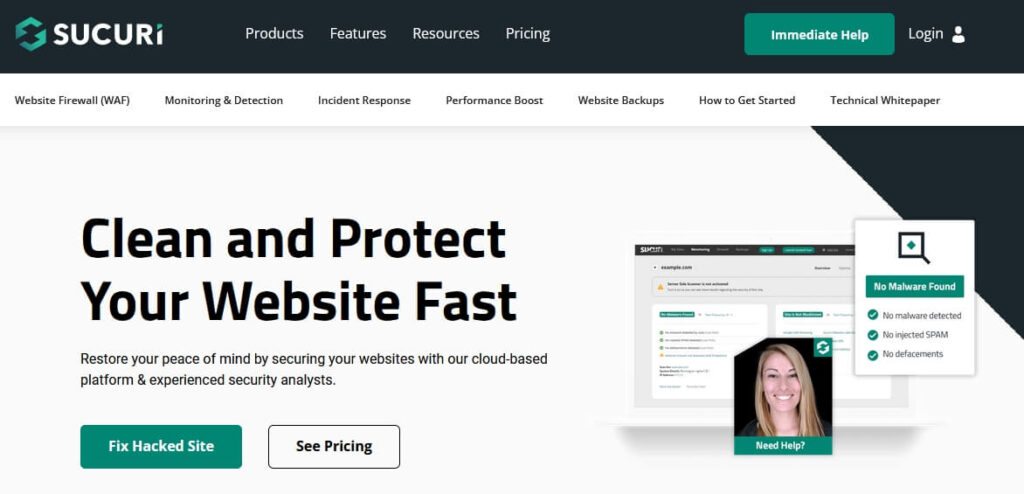 Sucuri - Complete Website Security, Protection & Monitoring