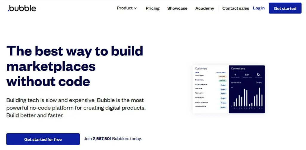 Bubble - No-Code Application Development Tool