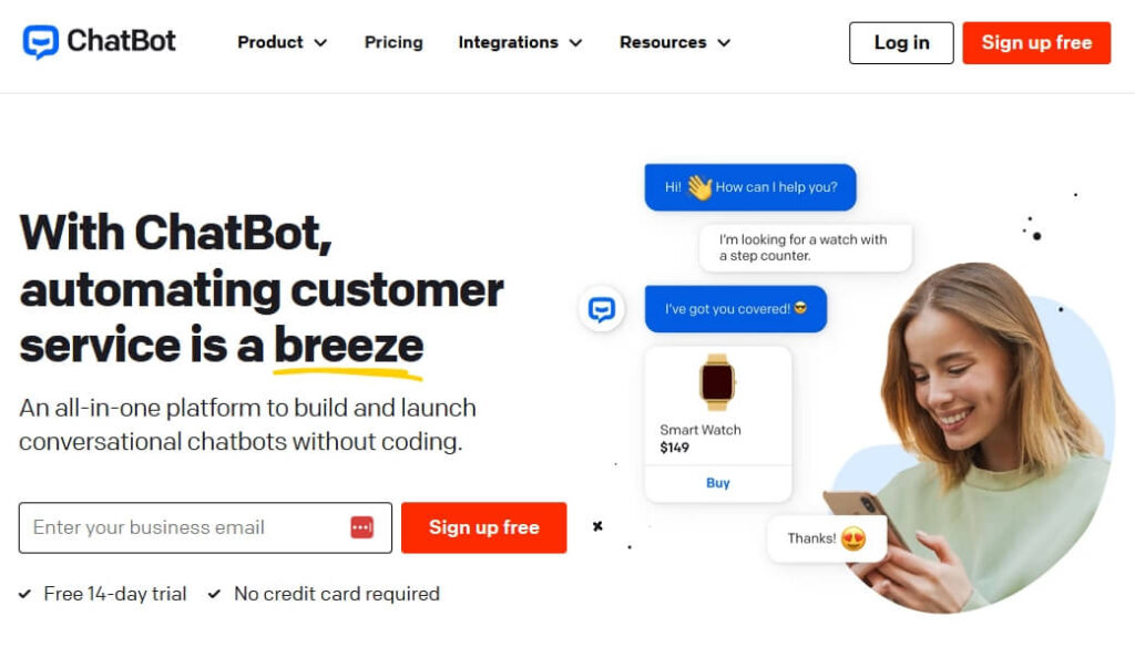 ChatBot - AI Chat Bot Software for Your Website
