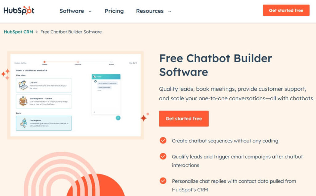 HubSpot Free Live Chat Software
