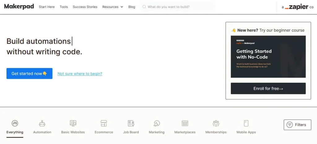 Makerpad - No-Code App Builder