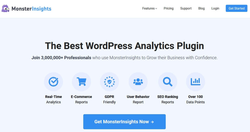 MonsterInsights - Google Analytics Dashboard for WordPress