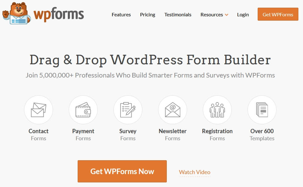 WPForms - Drag & Drop Form Builder for WordPress