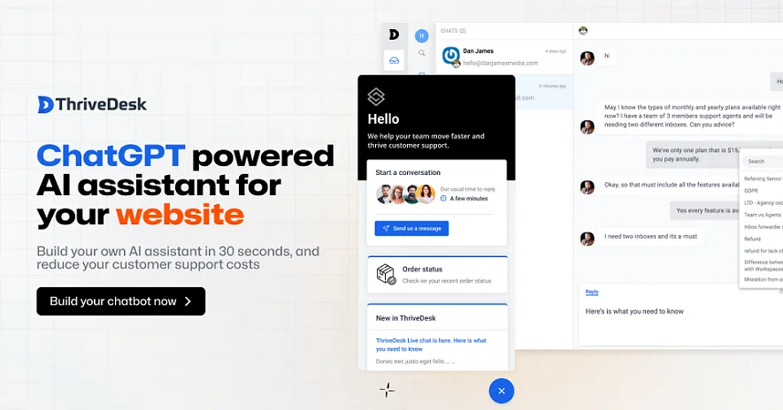 ThriveDesk - Customer Support for SaaS & eCommerce
