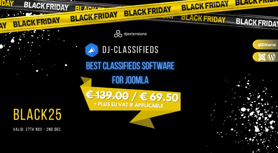 DJ-Classifieds Black Friday Deal