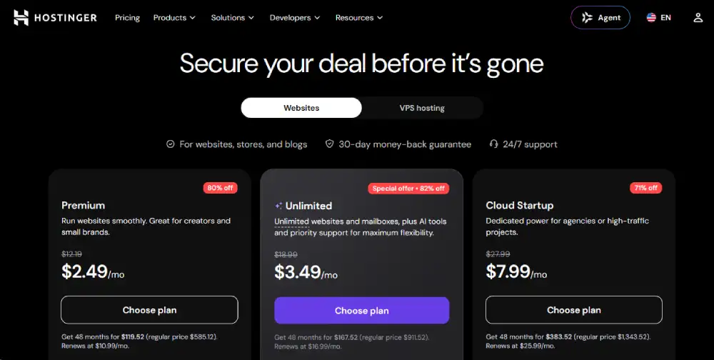 Hostinger Deal