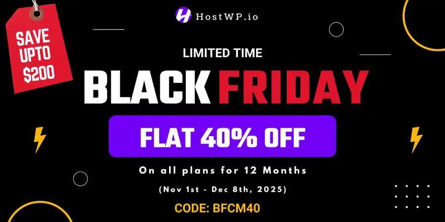 HostWP.io Black Friday Deal