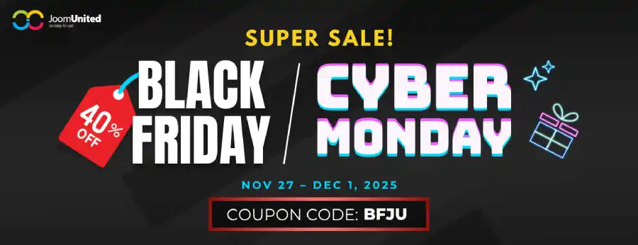 JoomUnited Black Friday