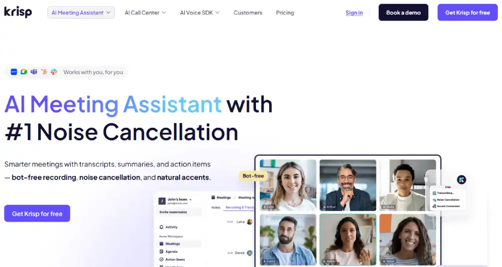 Krisp - AI Meeting Assistant