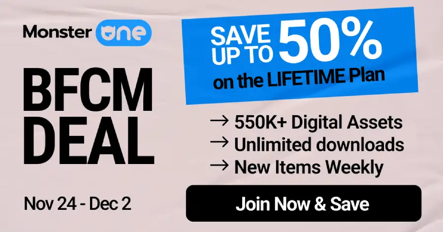 MonsterONE Black Friday Deal