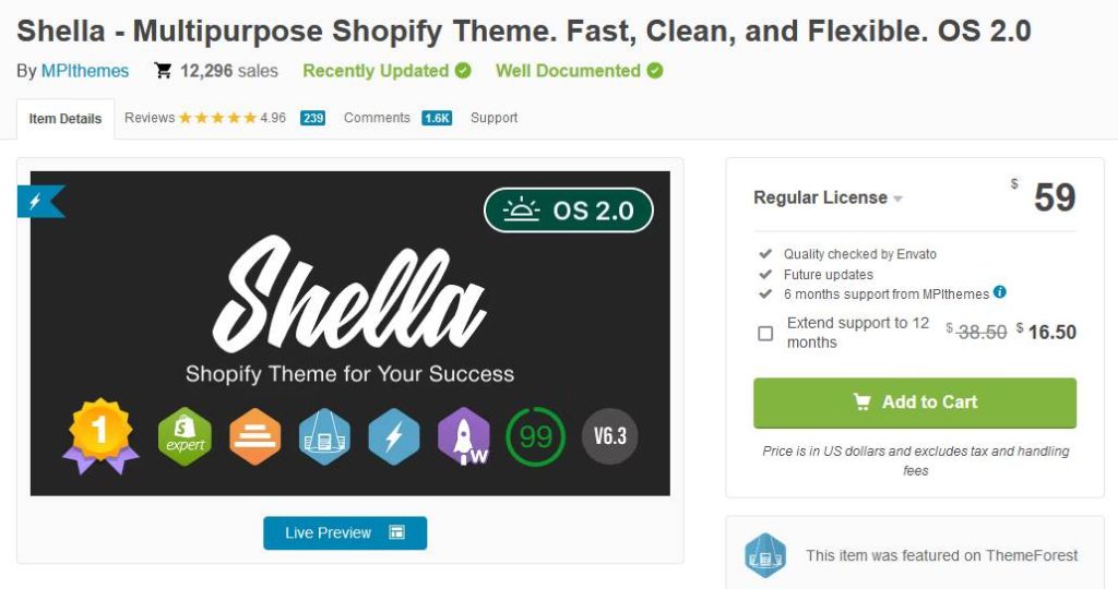 Shella - Multipurpose Shopify Theme