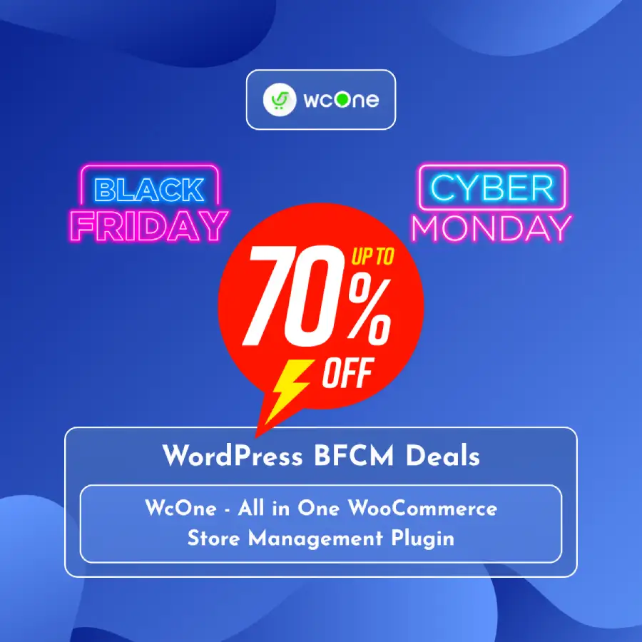 WcOne Black Friday Deal