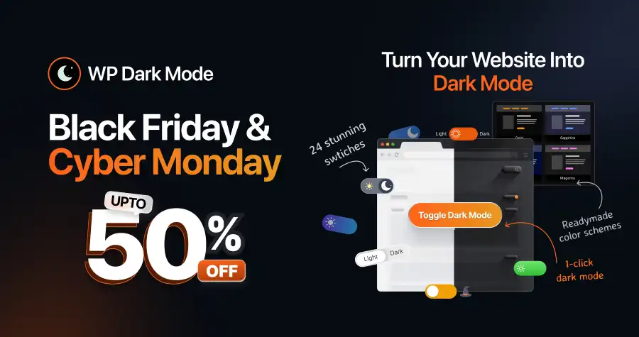 WP Dark Mode Black Friday Deal