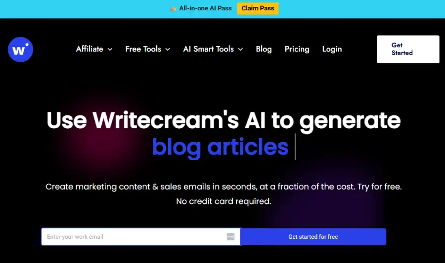 Writecream Black Friday