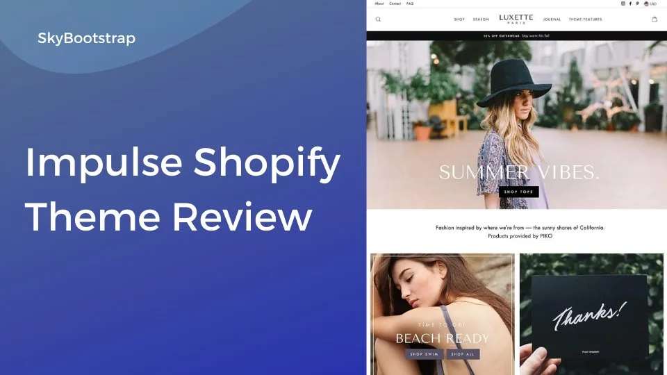 Impulse Shopify Theme Review, Pricing, Features in 2026