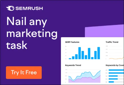 Do SEO, content marketing, competitor research,
PPC and social media marketing from just one platform with Semrush