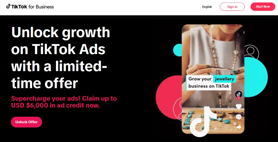 TikTok Ads Coupon