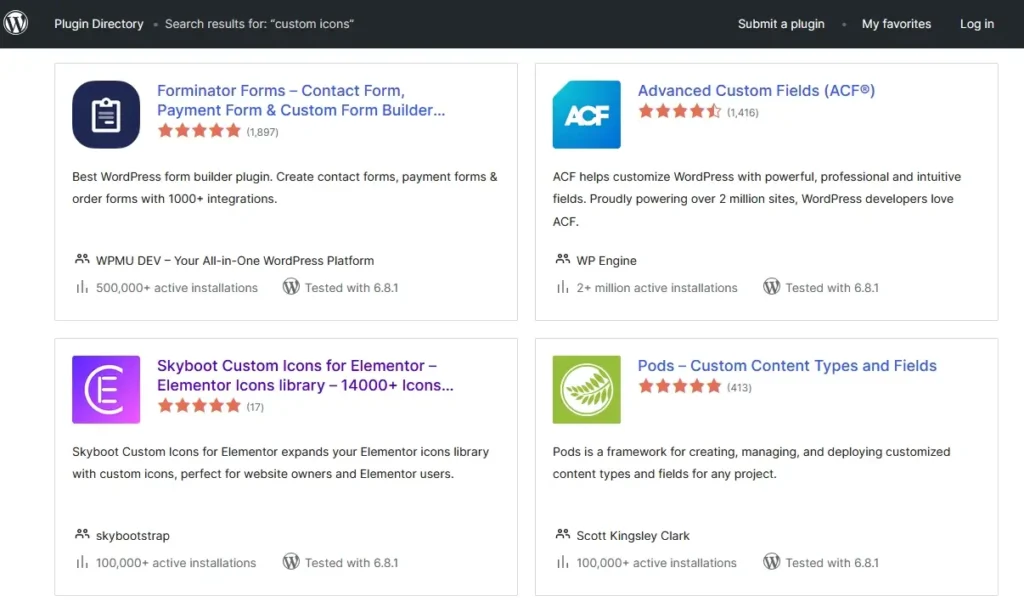 WordPress Plugins