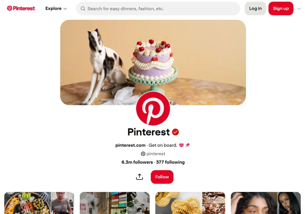 Pinterest Profile
