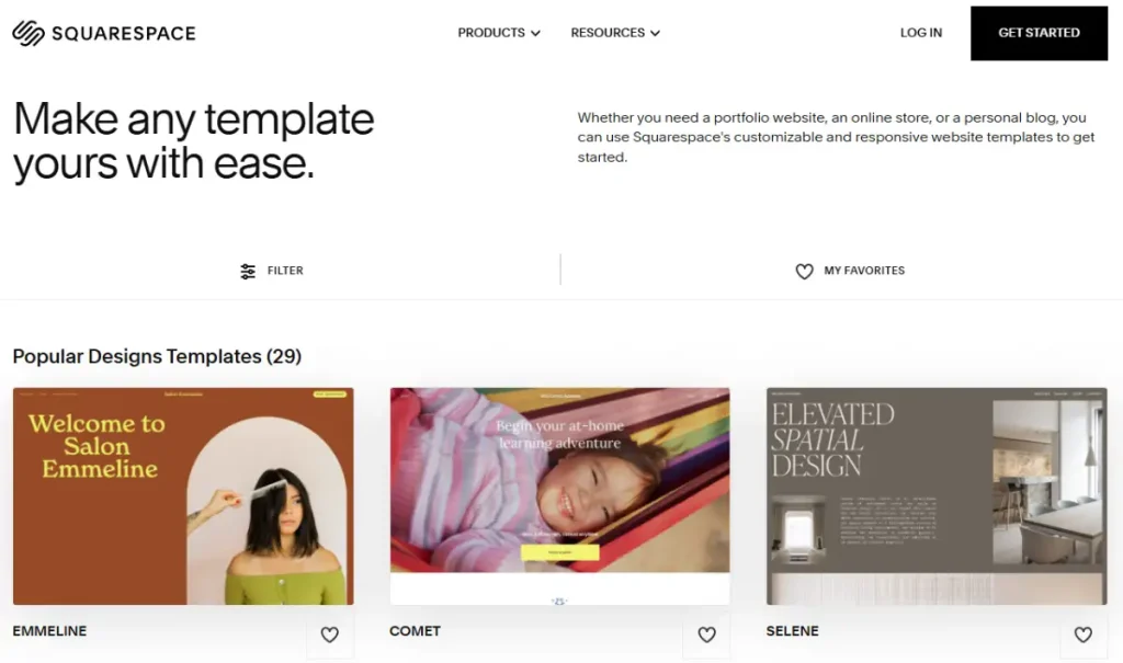 Squarespace Template