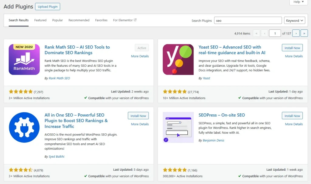 SEO Plugins