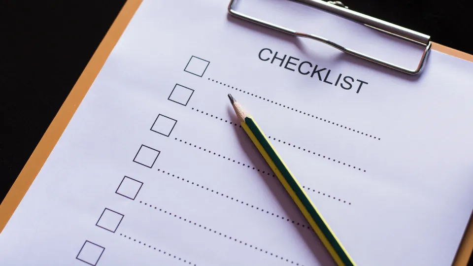 Why You Need a Checklist