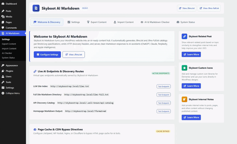 Bulk Import WordPress