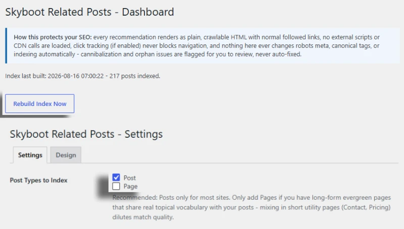 Content & Index Management