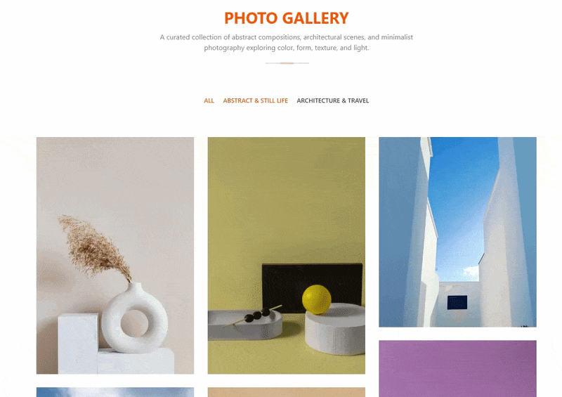 Filterable by Category